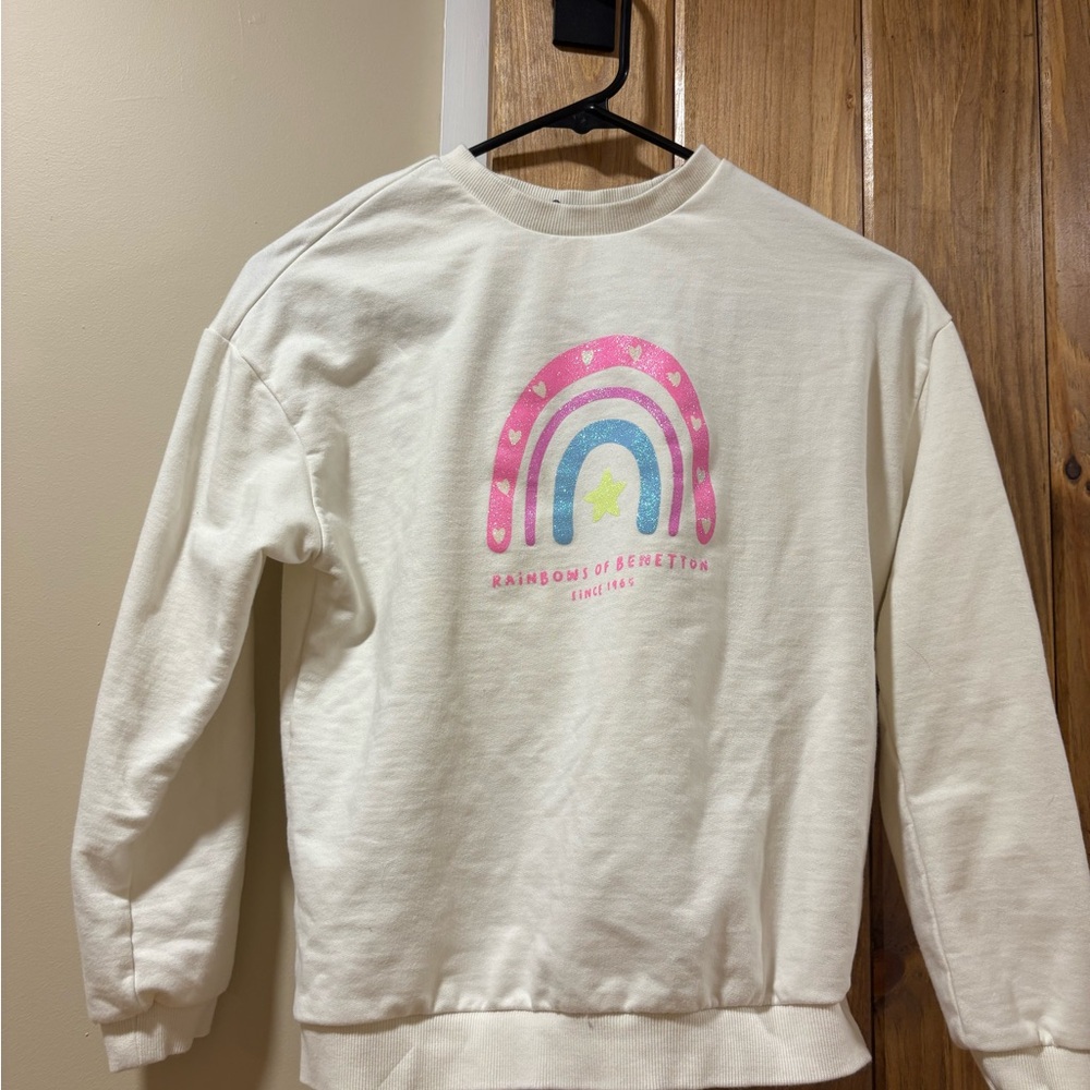 United Colors of Benetton White sweatshirt